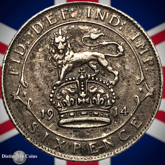 Great Britain 1914 Six Pence GB1577