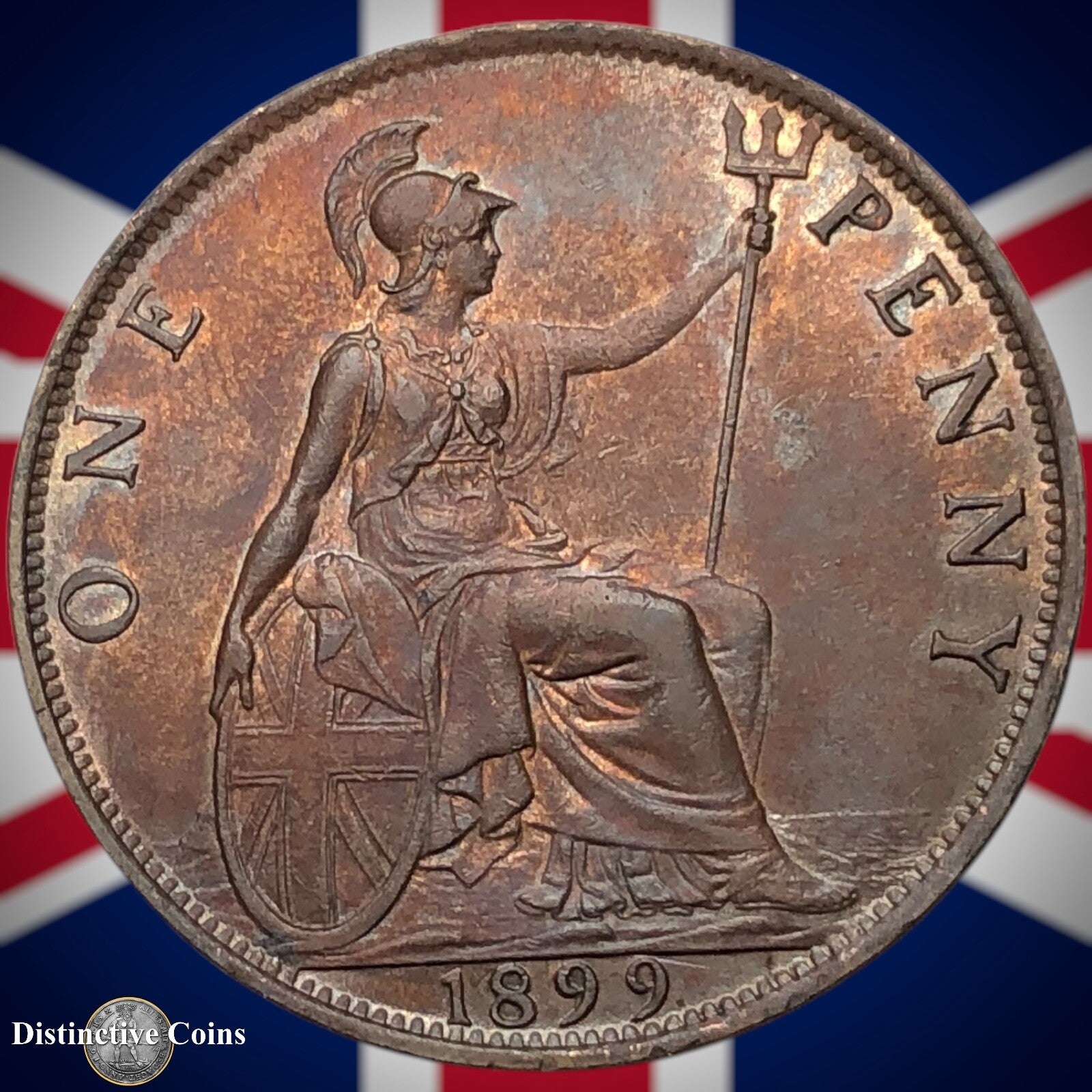 Great Britain 1899 Penny 1d GB6614