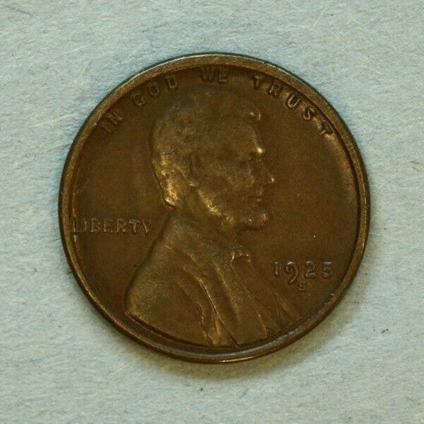 1925 S Lincoln Penny United States U116