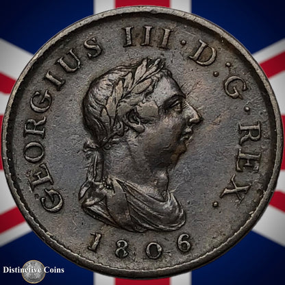 Great Britain 1806 Farthing 1/4d GB3217