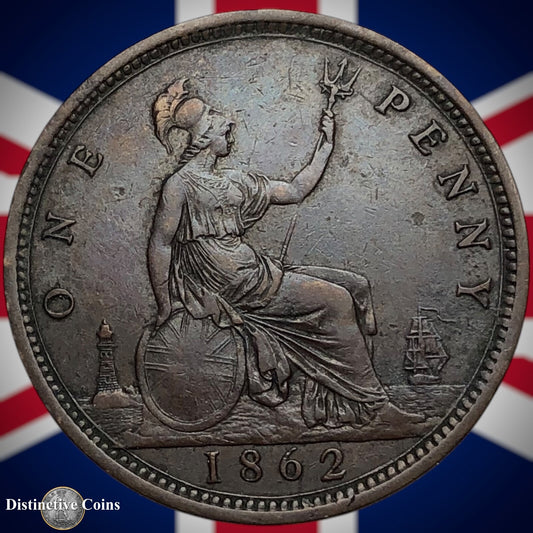 Great Britain 1862 Penny 1d GB6215