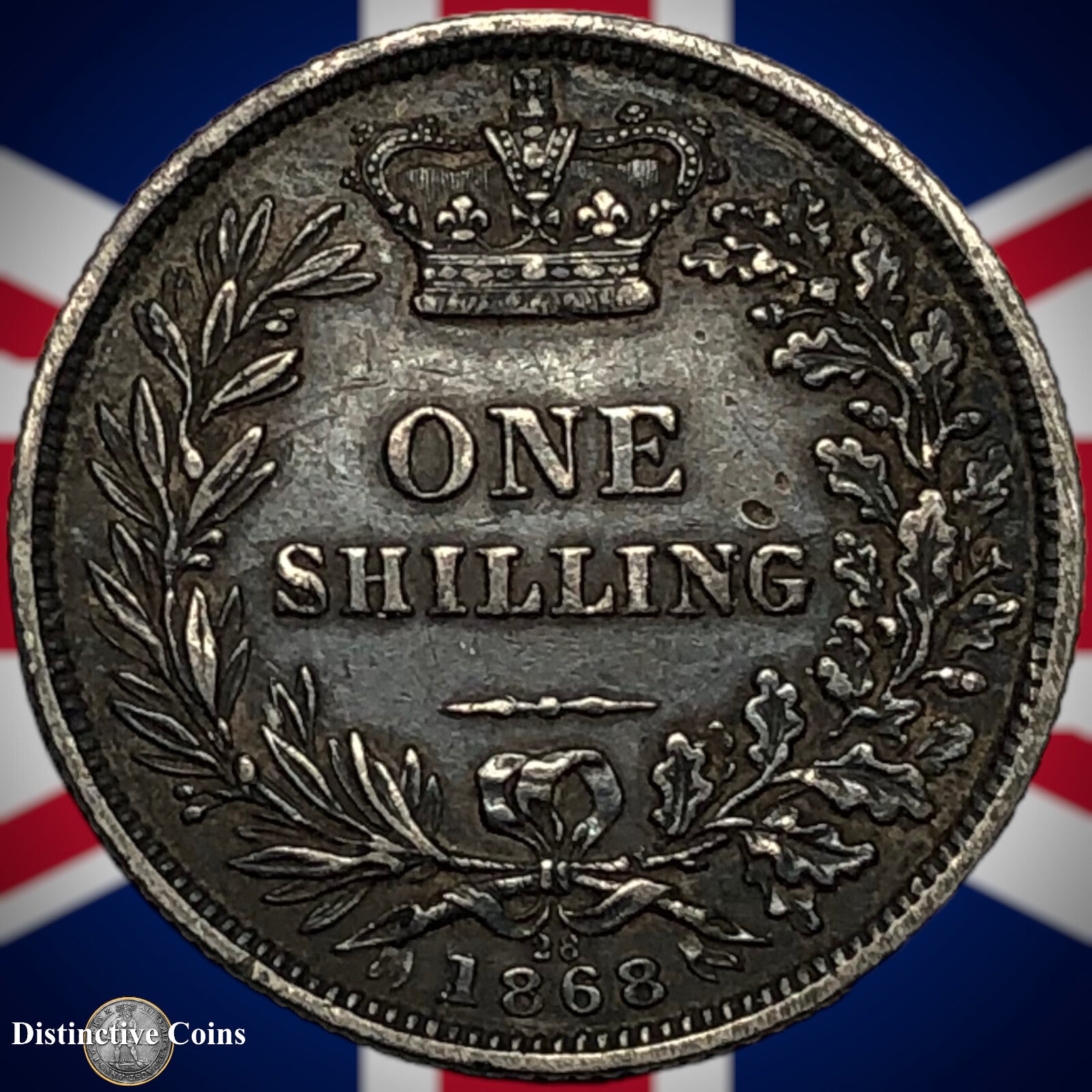 Great Britain 1868 British One Shilling GB0303