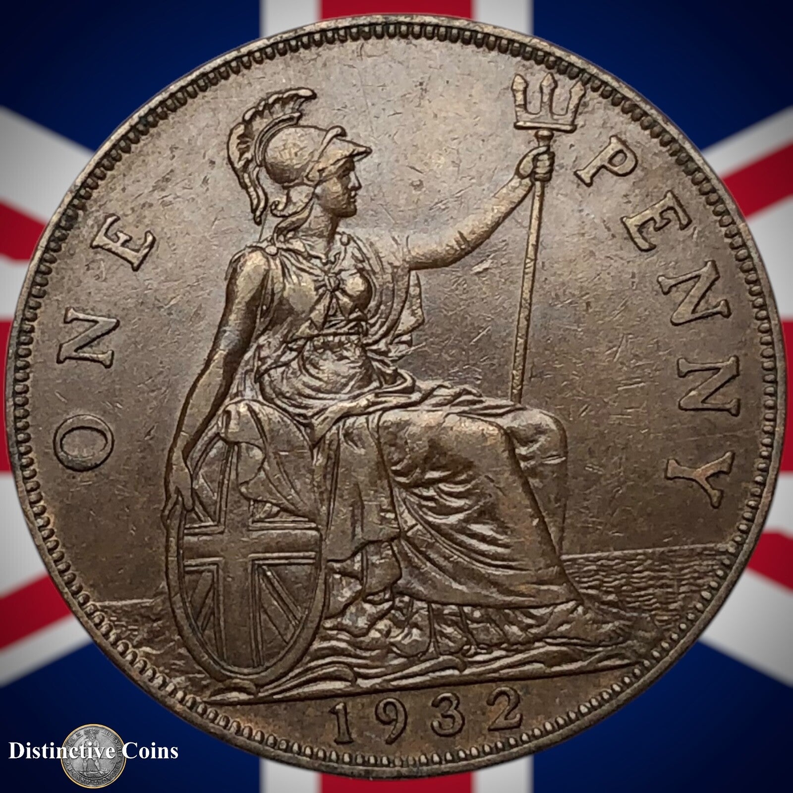 Great Britain 1932 Penny 1d GB7136