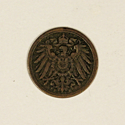 Germany 1891 J Pfennig Key Date