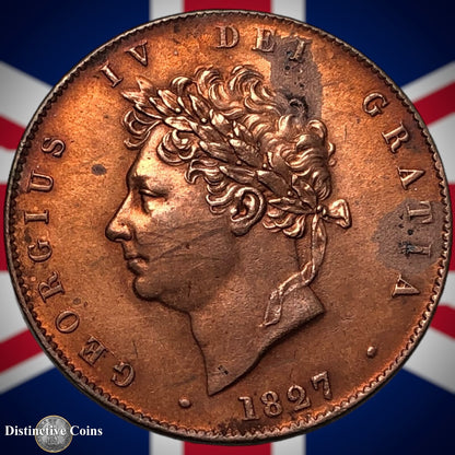 Great Britain 1827 Half Penny 1/2d GB5215