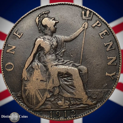 Great Britain 1912 H Penny 1d GB6778