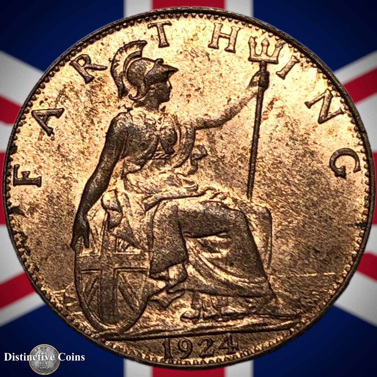 Great Britain 1924 Farthing 1/4d GB4784