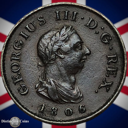 Great Britain 1806 Farthing 1/4d GB3206