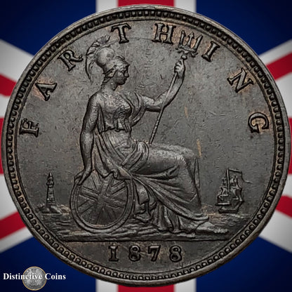 Great Britain 1878 Farthing 1/4d GB3802