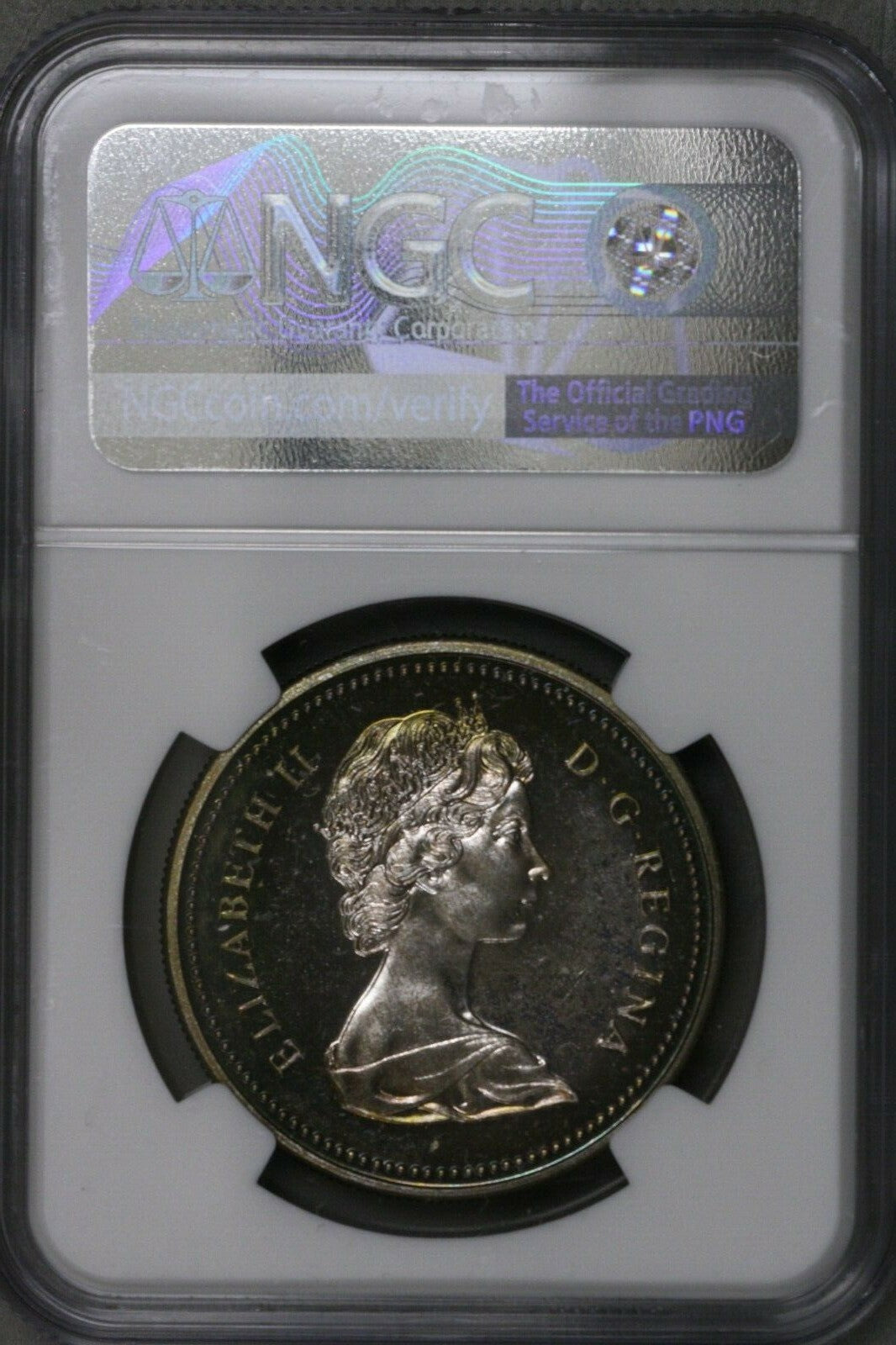 Canada 1971 1 Dollar British Columbia NGC SP 67 Colorful    S392