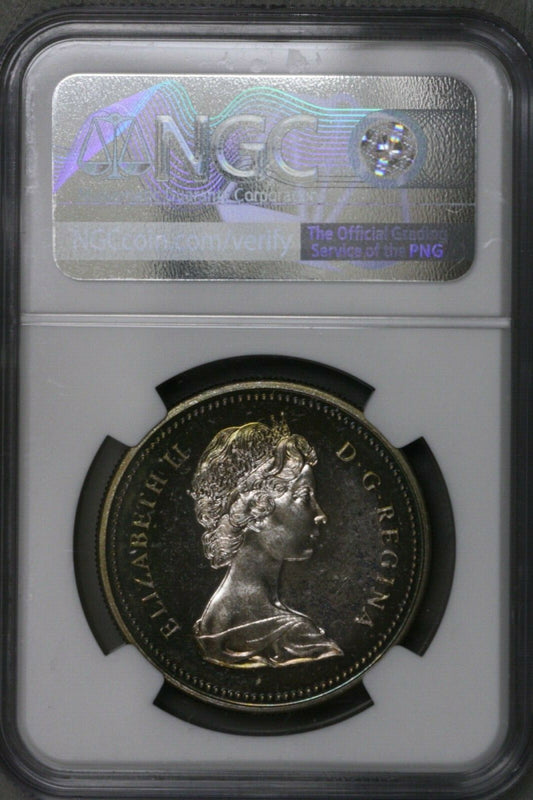Canada 1971 1 Dollar British Columbia NGC SP 67 Colorful    S392