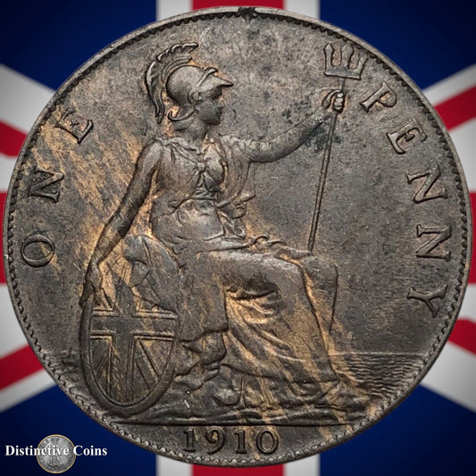 Great Britain 1910 Penny 1d GB6730