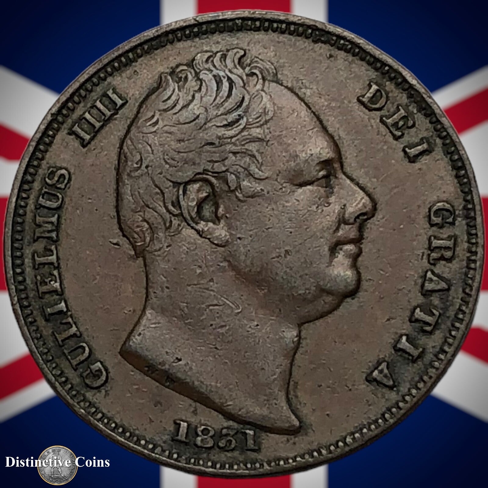 Great Britain 1831 Farthing 1/4d GB3351