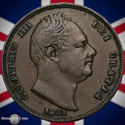 Great Britain 1831 Farthing 1/4d GB3351