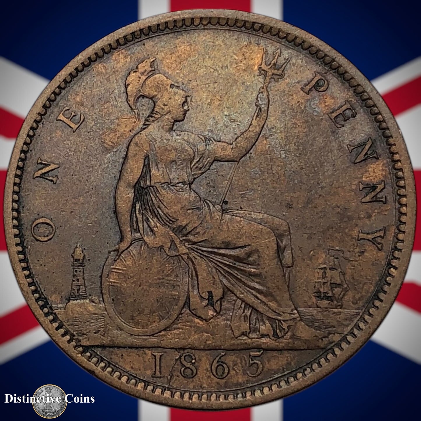 Great Britain 1865 Penny 1d GB6273