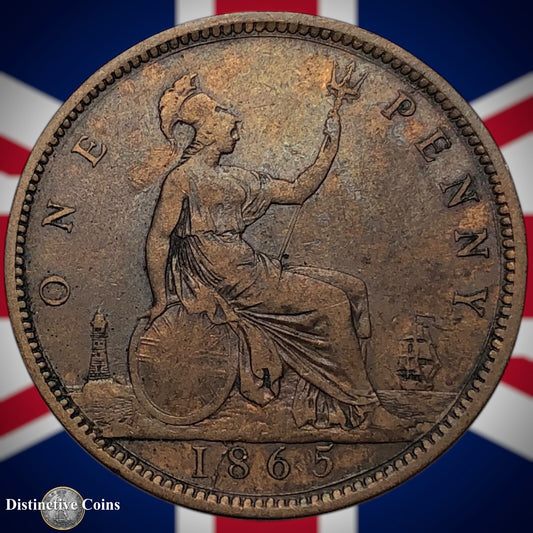 Great Britain 1865 Penny 1d GB6273