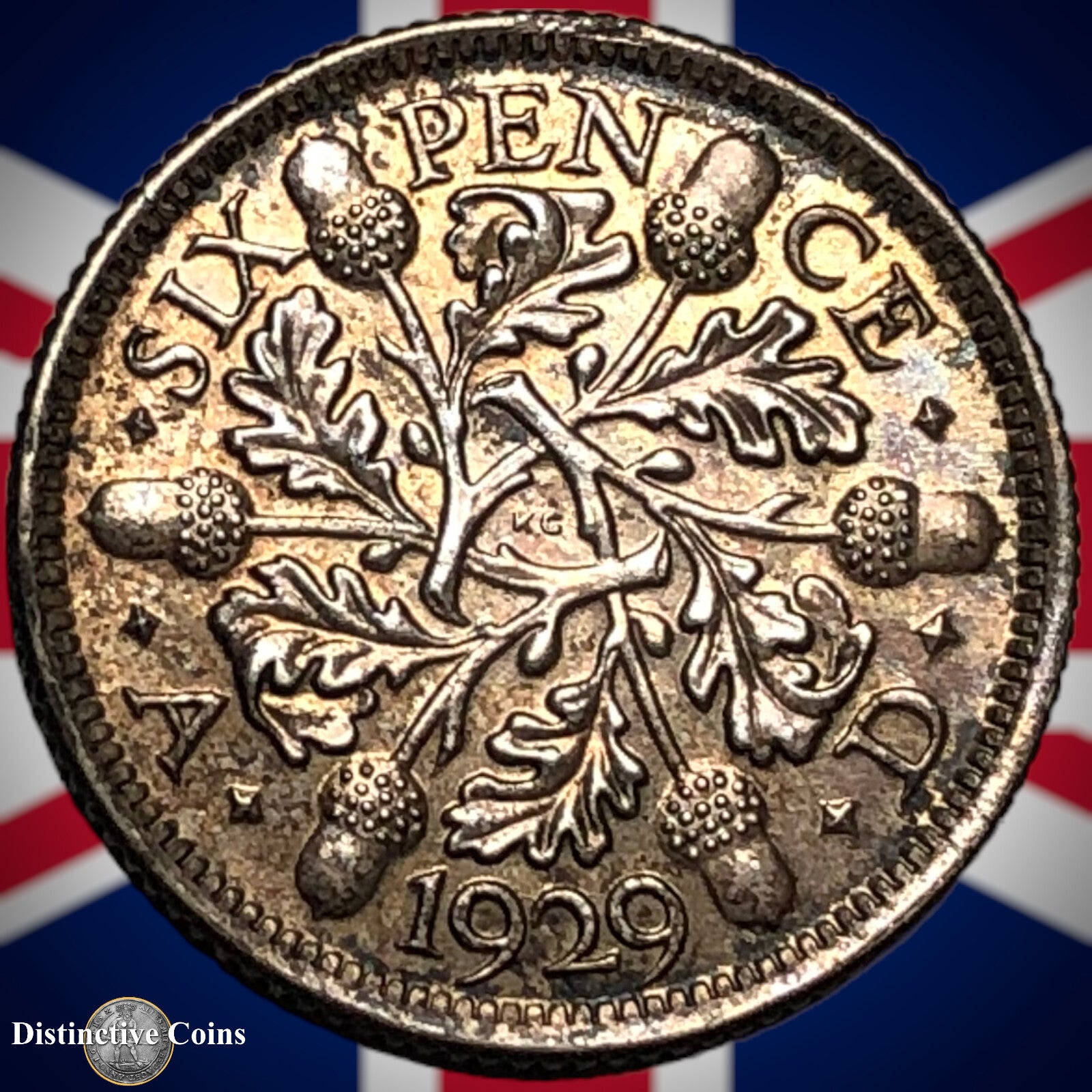 Great Britain 1929 Six Pence GB1693