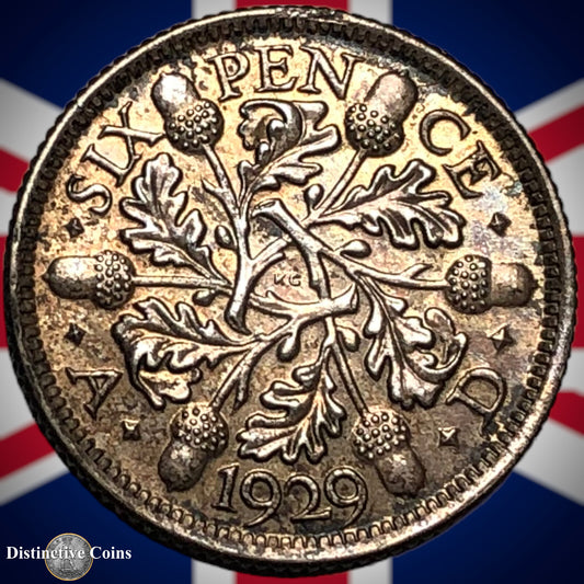 Great Britain 1929 Six Pence GB1693