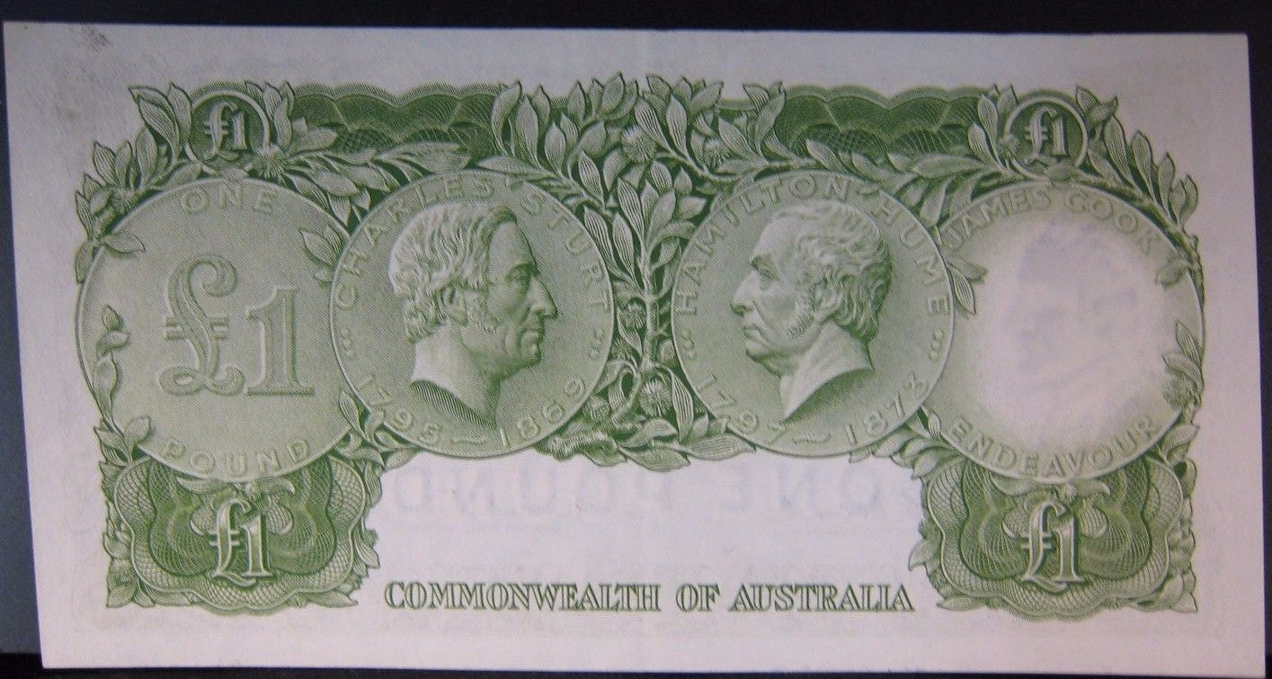 1961  Australia 1 Pound Lightly Circulated Note 