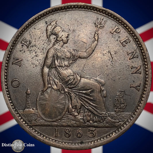 Great Britain 1863 Penny 1d GB6257