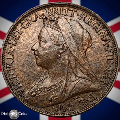 Great Britain 1897 Farthing 1/4d GB4451