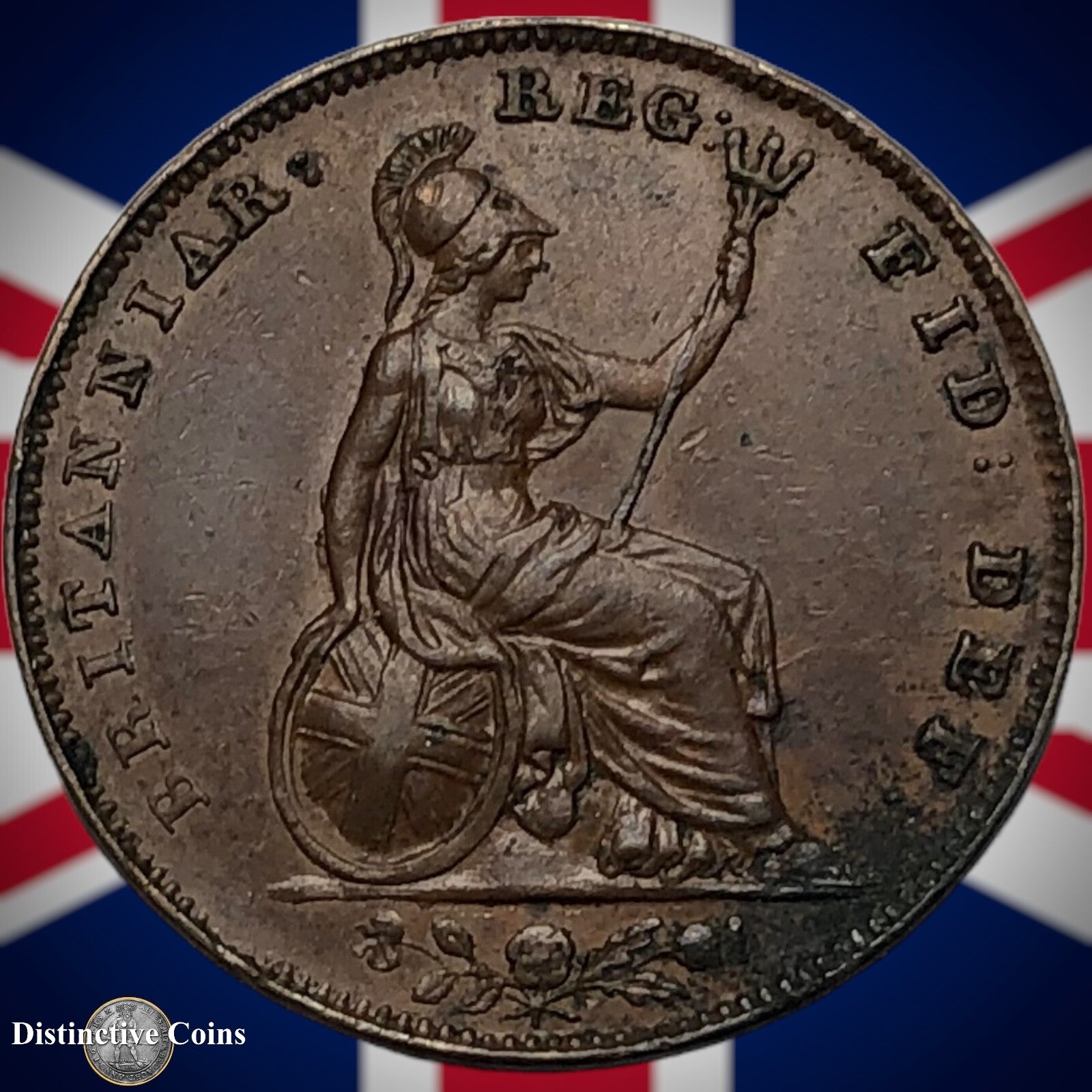 Great Britain 1842 Farthing 1/4d GB3412