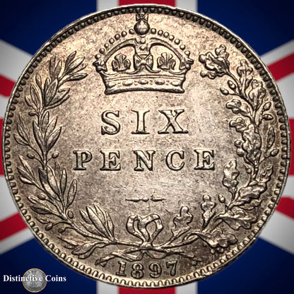 Great Britain 1897 Six Pence GB2792