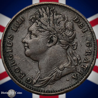 Great Britain 1822 Farthing 1/4d GB3246