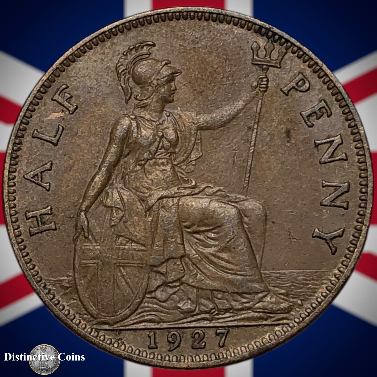 Great Britain 1927 Half Penny 1/2d GB5929