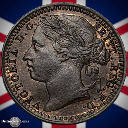 Great Britain 1876 Third Farthing 1/3 Penny GB3015