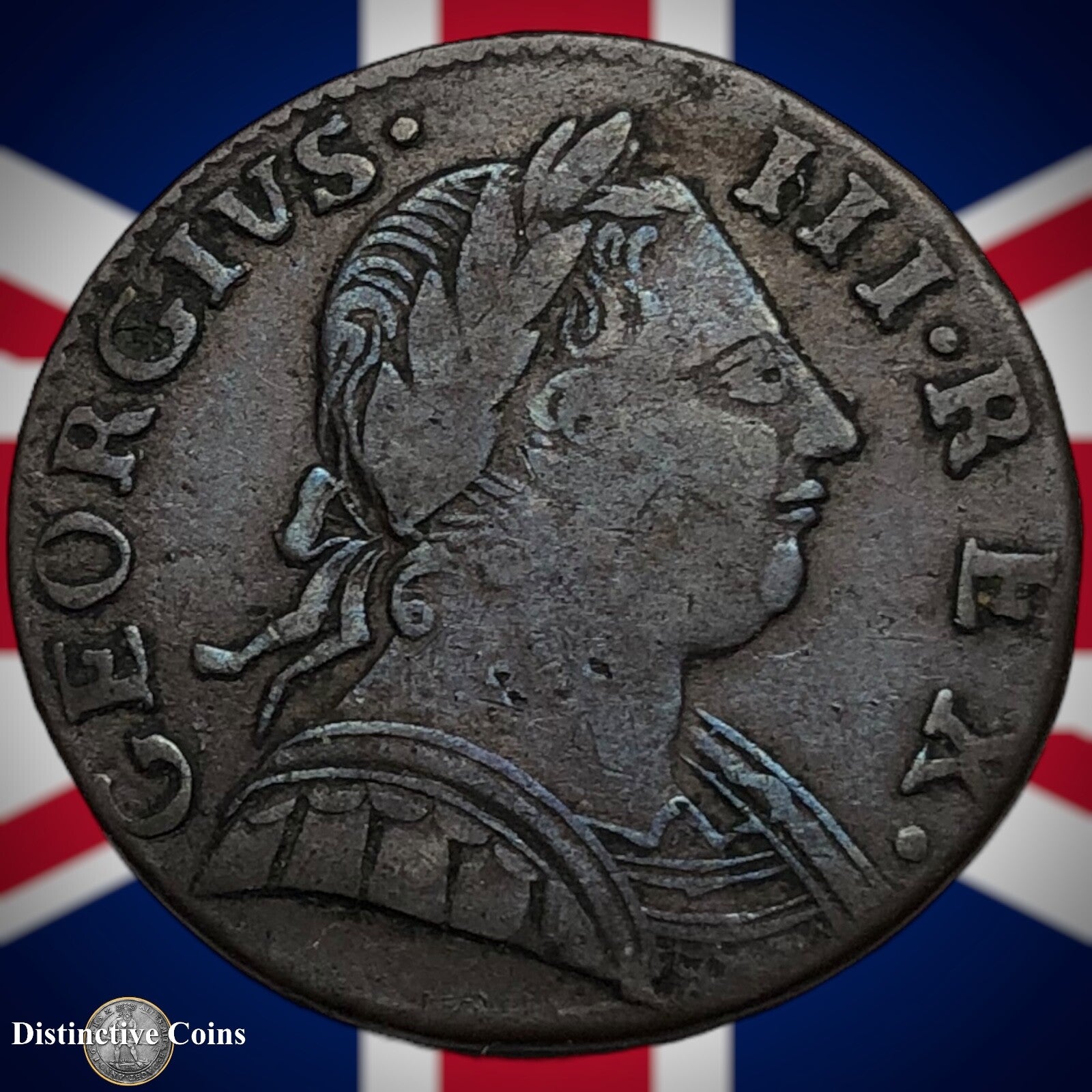 Great Britain 1775 Half Penny 1/2d GB5111