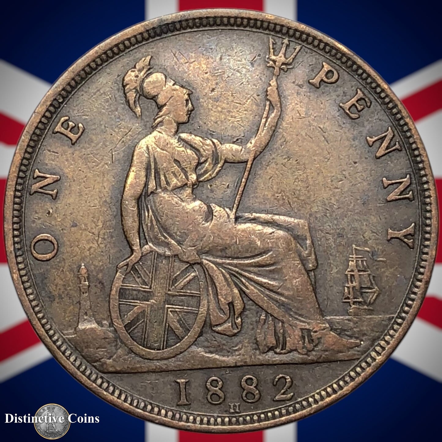 Great Britain 1882 H Penny 1d GB6443