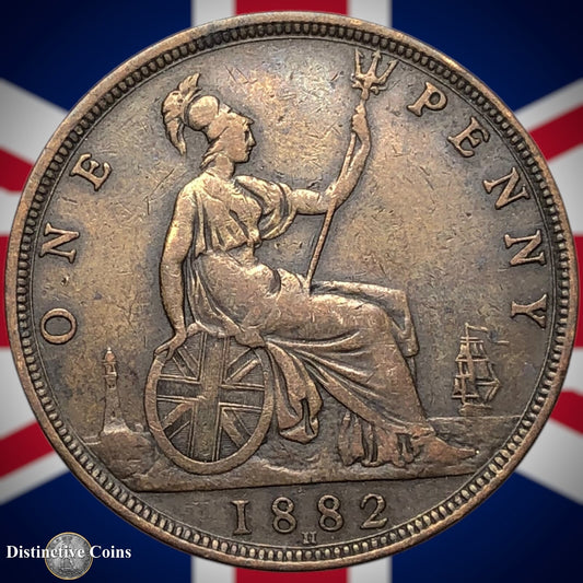 Great Britain 1882 H Penny 1d GB6443