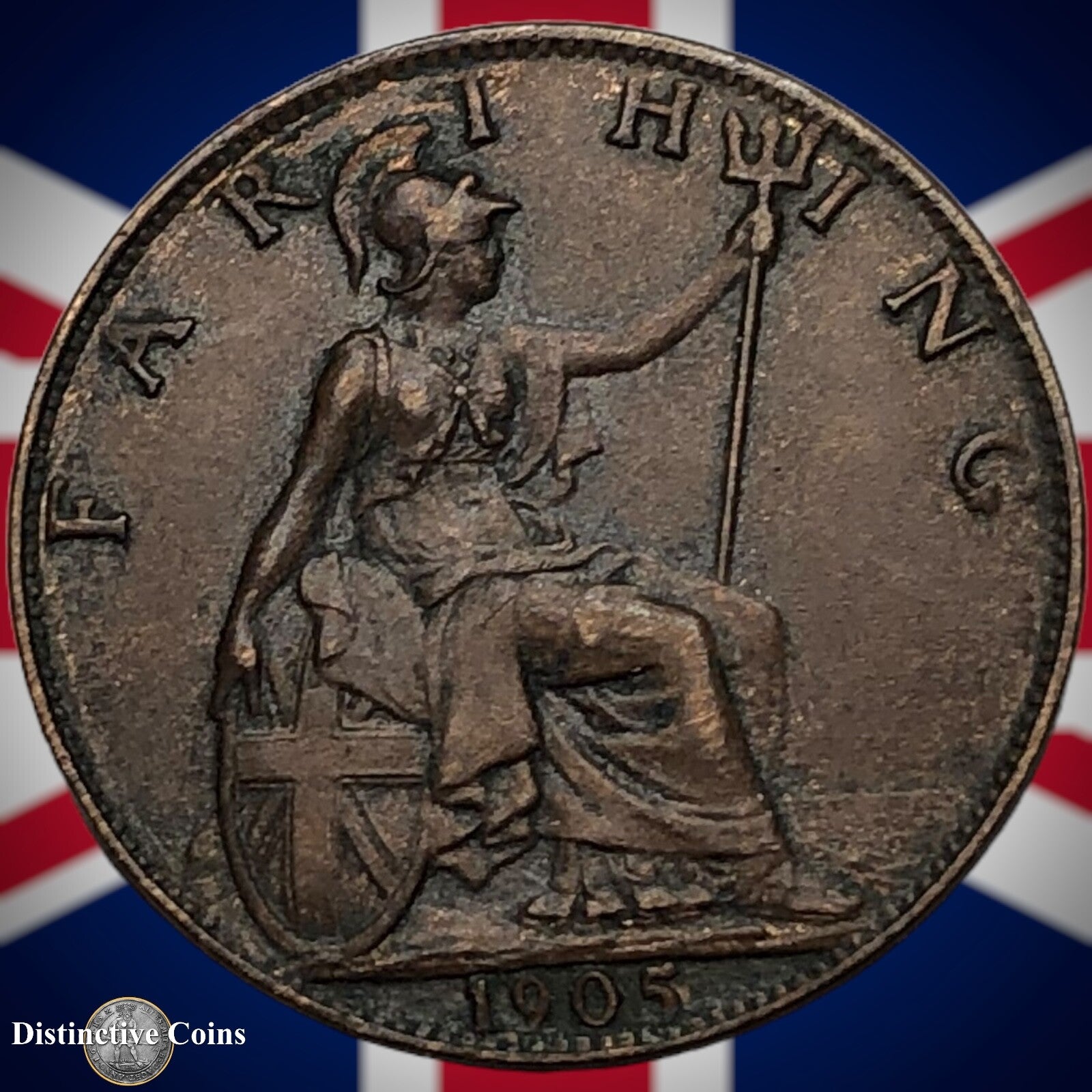 Great Britain 1905 Farthing 1/4d GB4568