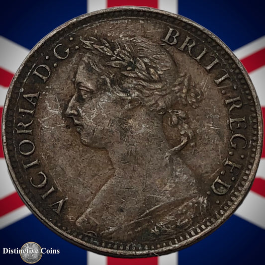 Great Britain 1884 Farthing 1/4d GB4094