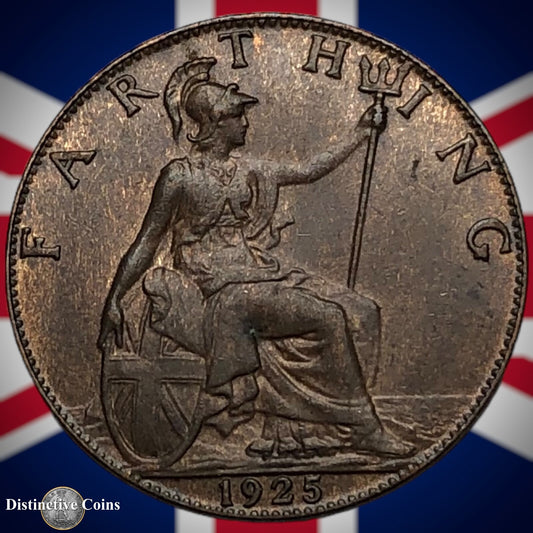 Great Britain 1925 Farthing 1/4d GB4809