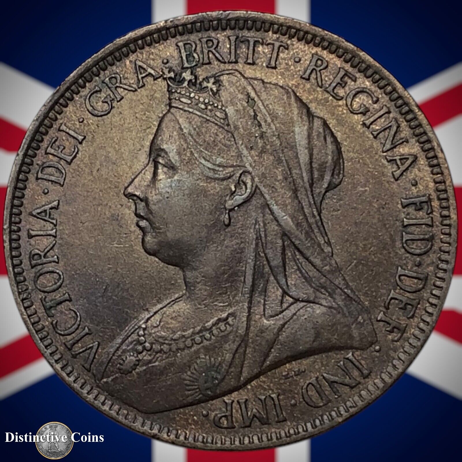 Great Britain 1897 Half Penny 1/2d GB5727