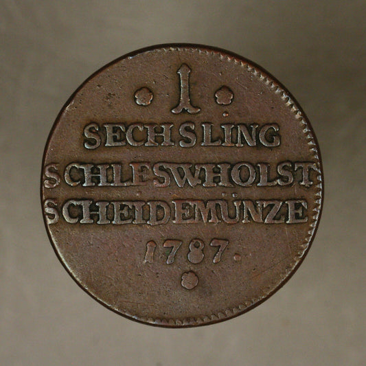 Schleswig Holstein 1787 1 Sechsling 