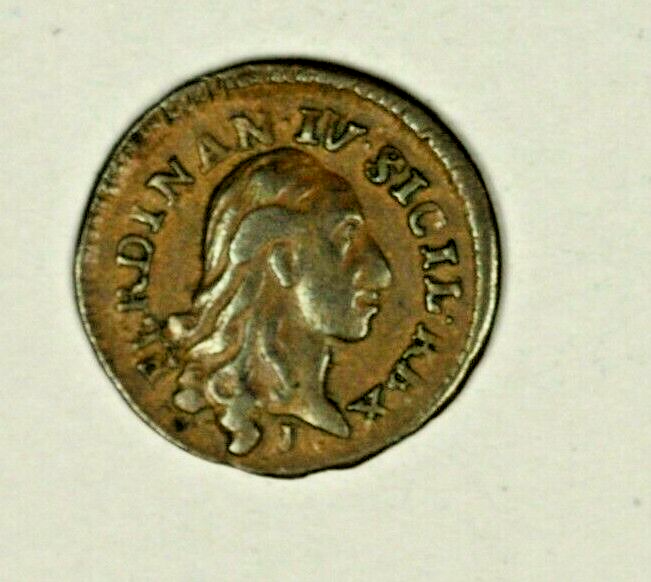 Italy Naples & Sicily 4 Cavalli 1791-P  XF   A1420