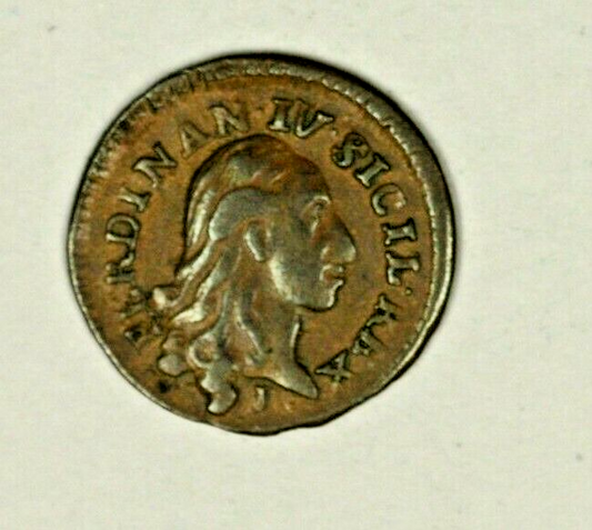 Italy Naples & Sicily 4 Cavalli 1791-P  XF   A1420