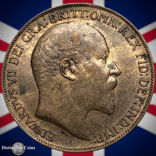 Great Britain 1908 Penny 1d GB6709