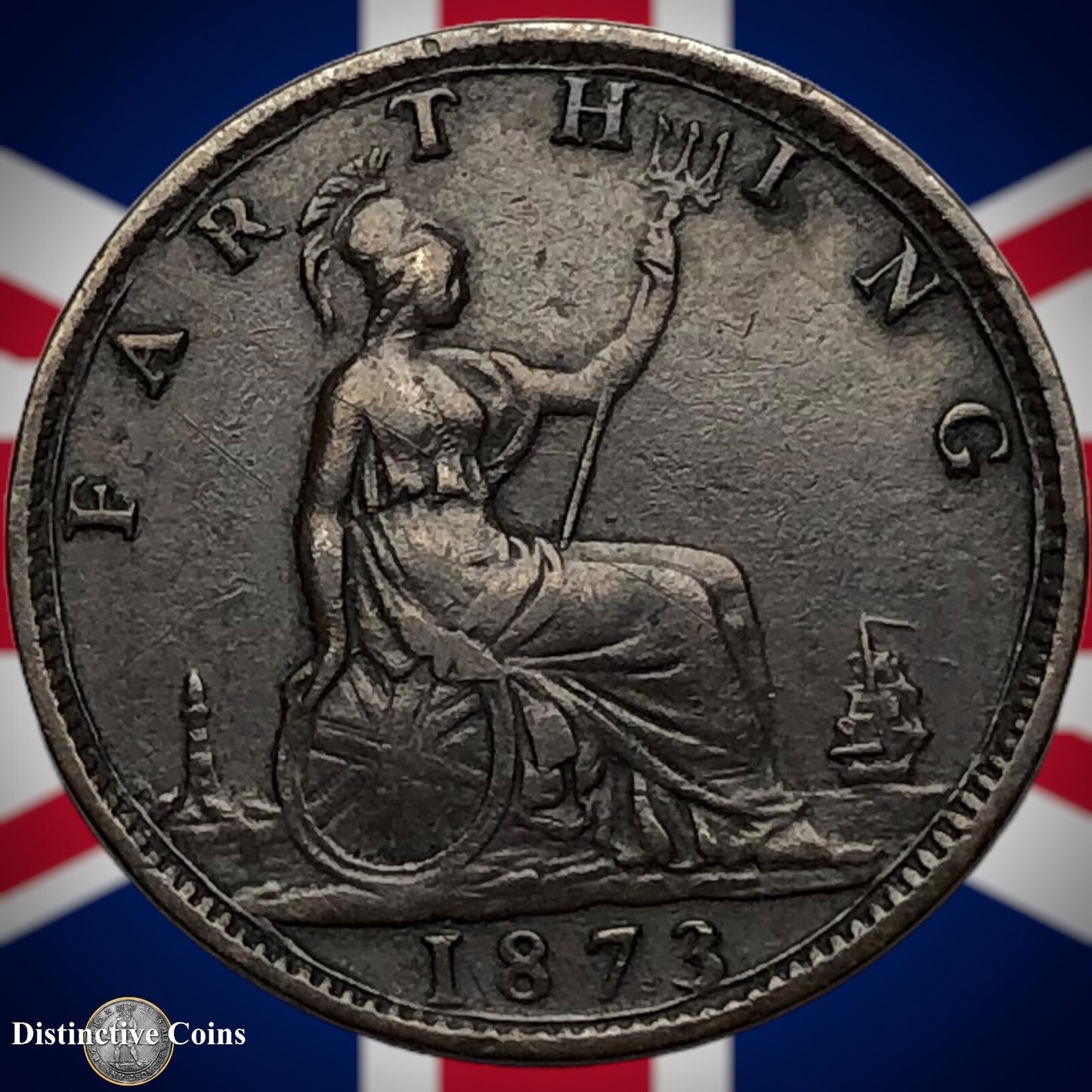 Great Britain 1873 Farthing 1/4d GB3699