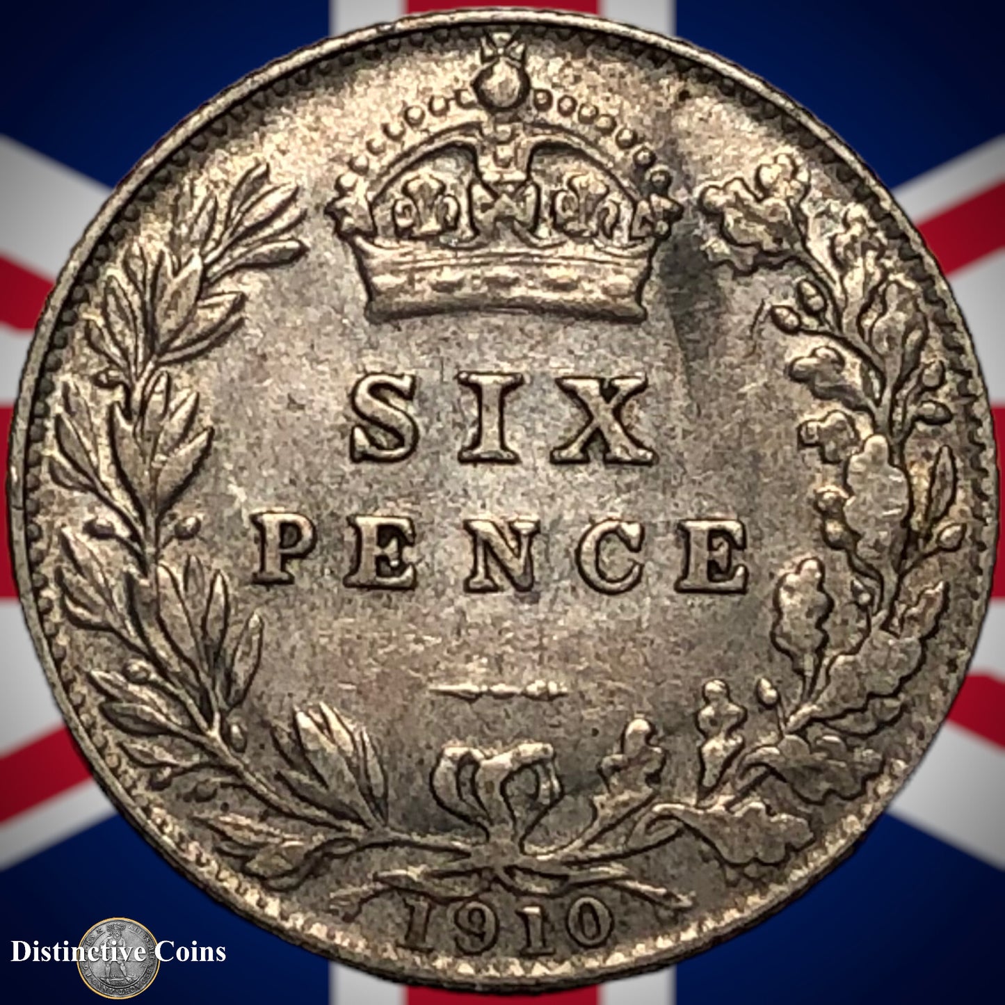 Great Britain 1910 Six Pence GB1555