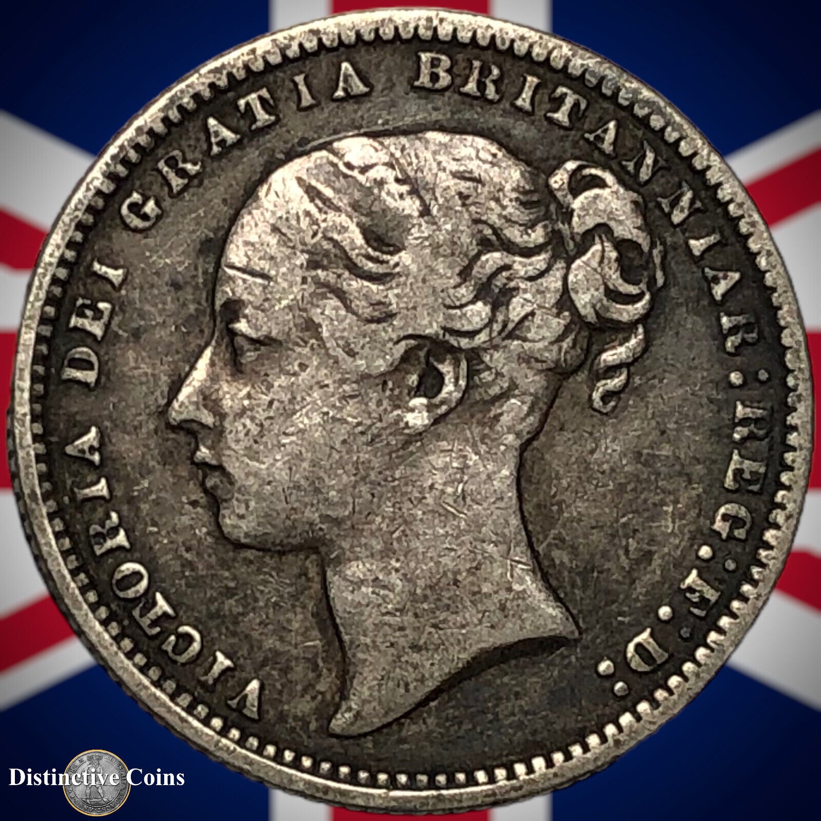 Great Britain 1875 British One Shilling GB0366