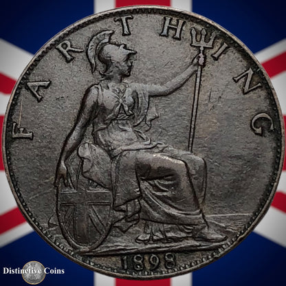 Great Britain 1898 Farthing 1/4d GB4456