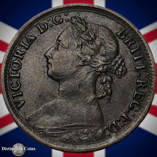 Great Britain 1884 Farthing 1/4d GB4068