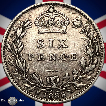 Great Britain 1888 Six Pence GB2705