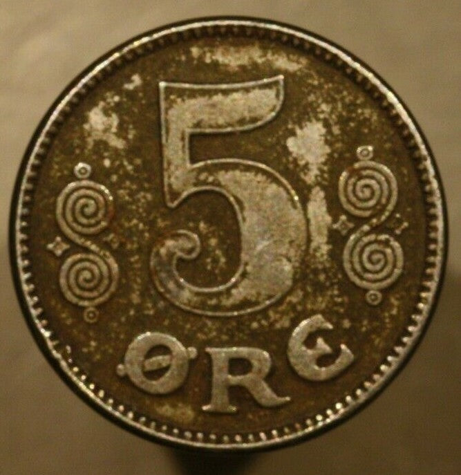 Denmark 1919 5 Ore   A006