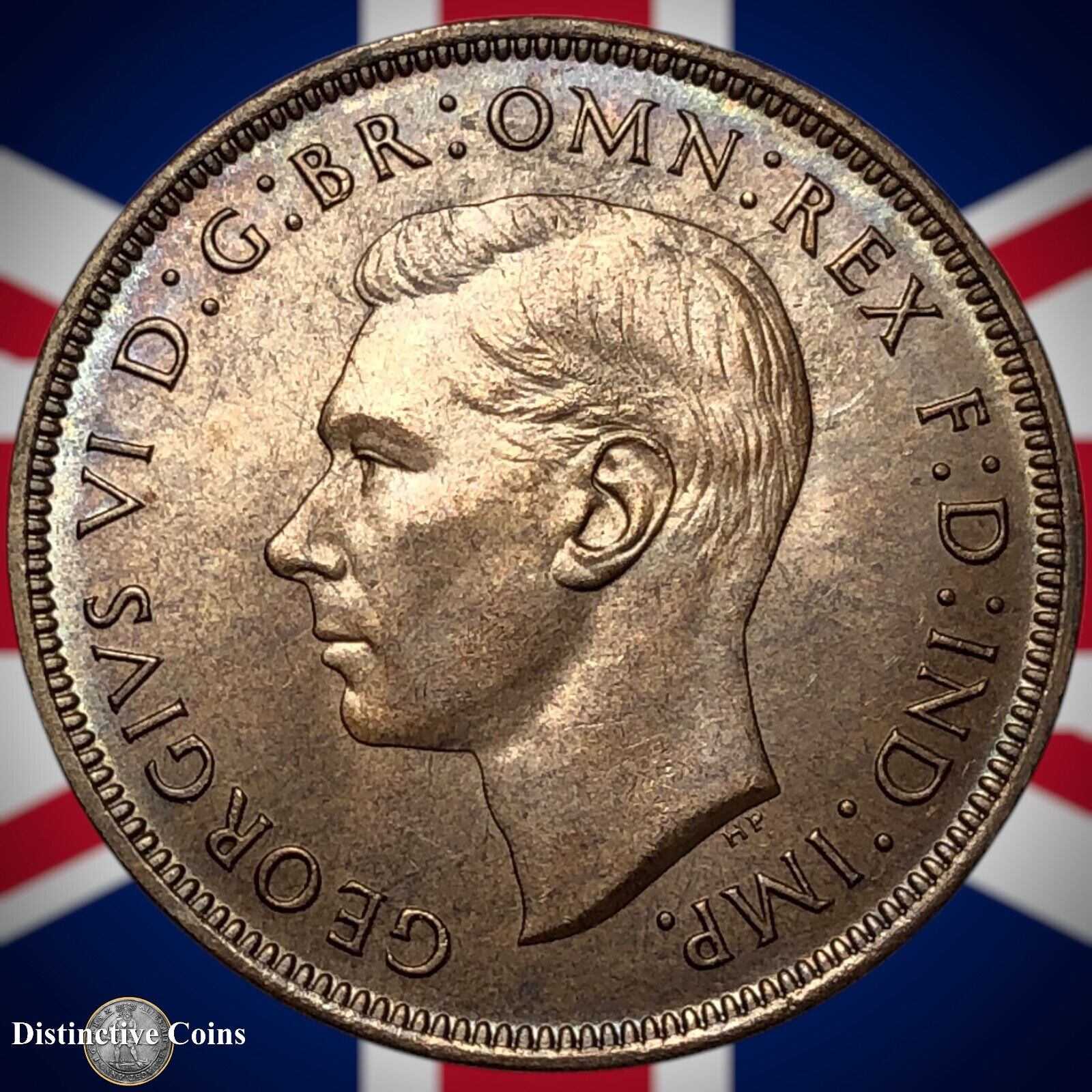 Great Britain 1945 Penny 1d GB7284