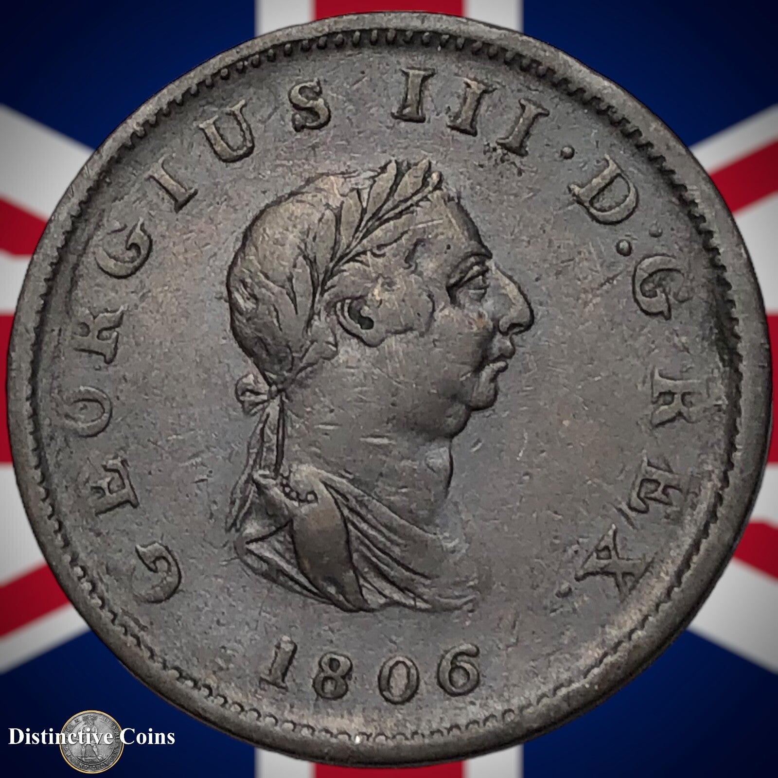 Great Britain 1806 Half Penny 1/2d GB5167